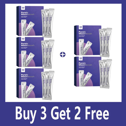 Purple Mouthwash Bad Breath Remover Oral Rinse Brighten Teeth Cleaning Gum Health Dental Care Products Portable Mint Mouthwash