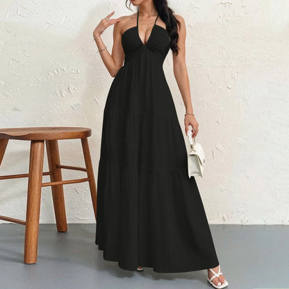 Dresses for Women Fashion Summer Sexy Spaghetti Strap Women Dress Lace-Up A-LINE Dress Women Vestidos De Verano Mujer