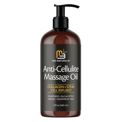 240Ml Collagen & Stem Cell Anti-Cellulite Improves Skin Tender and Firm Massage Oil Skin Promotes Cell Longevity