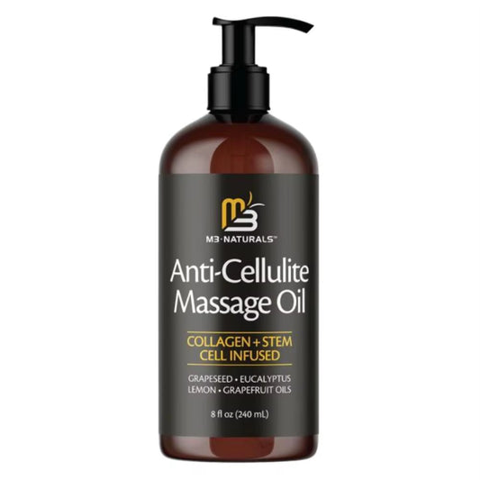 240Ml Collagen & Stem Cell Anti-Cellulite Improves Skin Tender and Firm Massage Oil Skin Promotes Cell Longevity