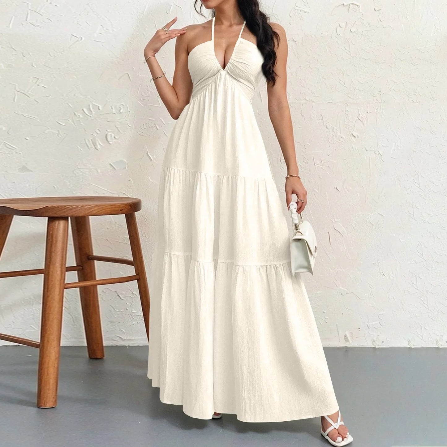 Dresses for Women Fashion Summer Sexy Spaghetti Strap Women Dress Lace-Up A-LINE Dress Women Vestidos De Verano Mujer