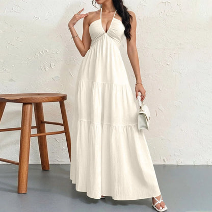 Dresses for Women Fashion Summer Sexy Spaghetti Strap Women Dress Lace-Up A-LINE Dress Women Vestidos De Verano Mujer